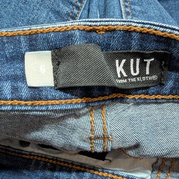 Kut From The Kloth Connie High Rise Fab Ab Ankle Skinny Jeans Size 6 - Picture 4 of 7